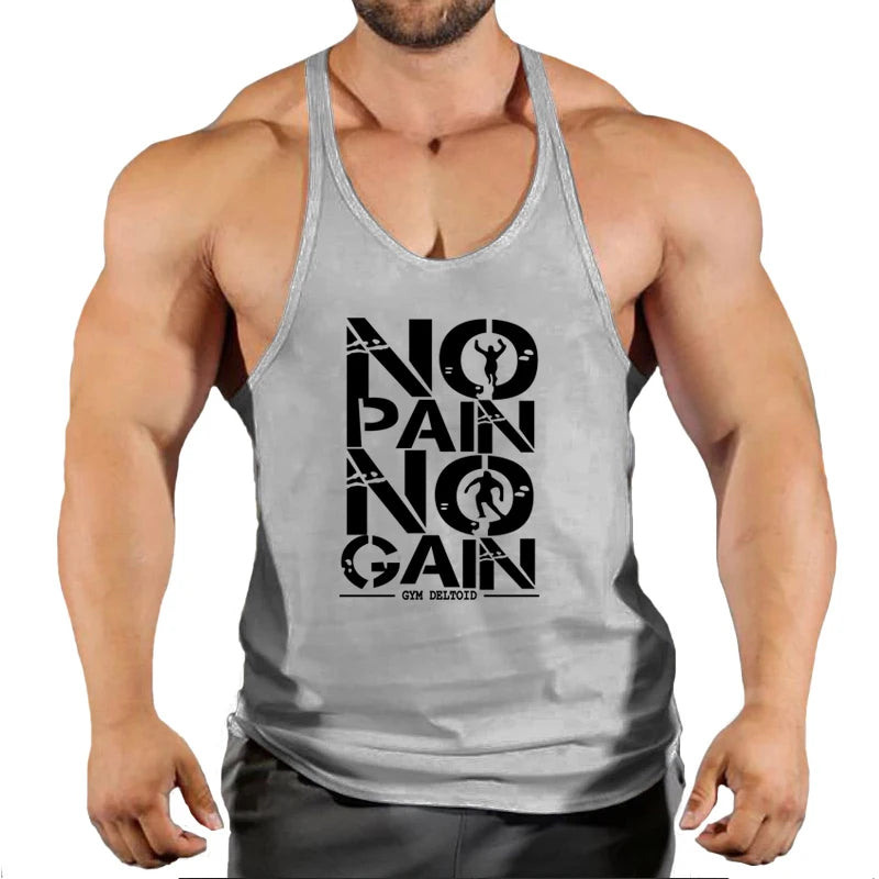 gym shirt no pain no gain